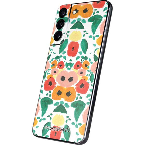 Bouffants and Broken Hearts Geometric Flowers Galaxy S22 Plus Skin
